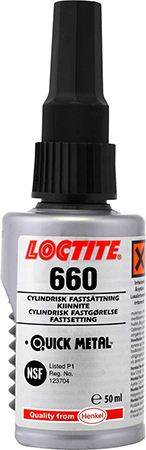 AKSEL/LAGERLÅSING LOCTITE 660 50ML BELG