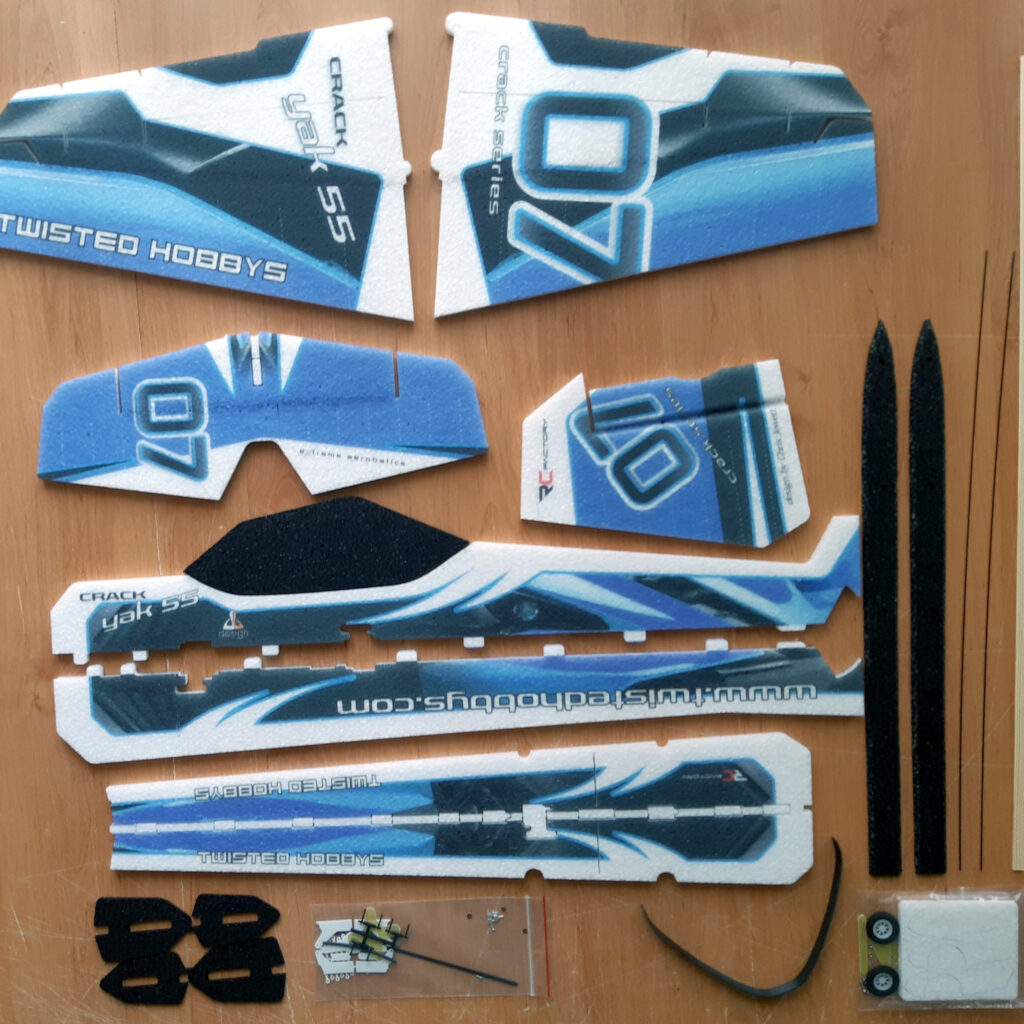 CRACK YAK 55 BLUE RC FACTORY