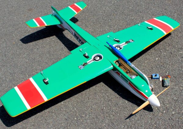 CURARE PATTERN .61-.75 ARF GREEN EL-RETRACT SEAGULL - Bilde 3