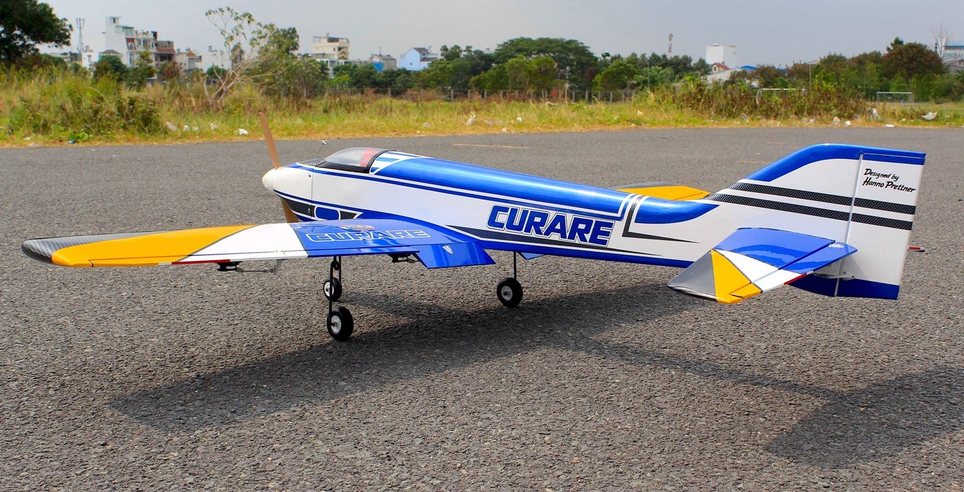 CURARE PATTERN .61-.75 ARF BLUE EL-RETRACT SEAGULL - Bilde 4
